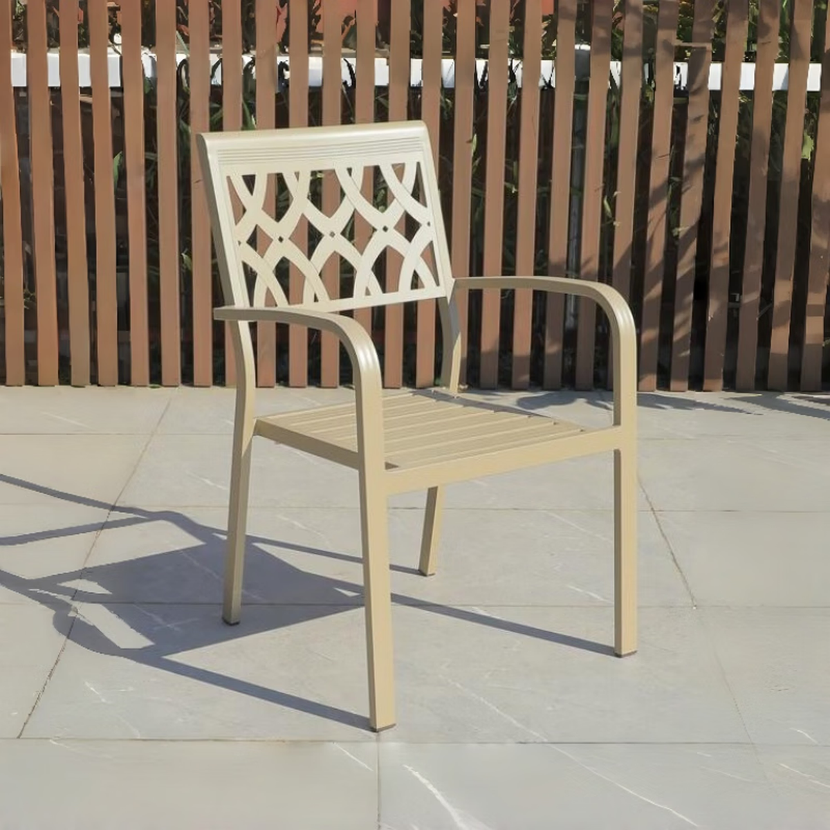 Youle field, outdoor cast aluminum tables and chairs, outdoor courtyard garden wrought iron balcony dining table, backrest rotating chair