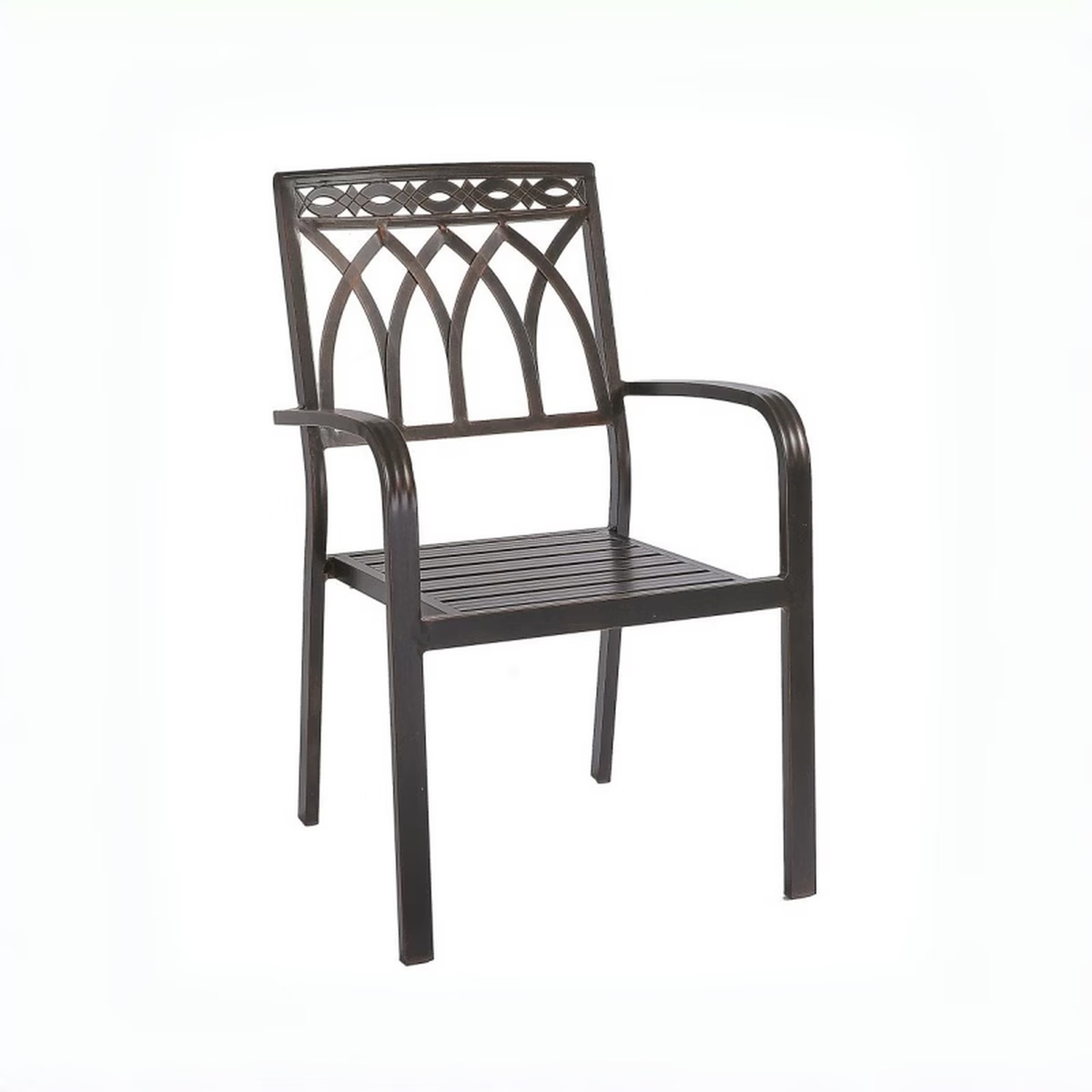 Youle field, outdoor cast aluminum tables and chairs, outdoor courtyard garden wrought iron balcony dining table, backrest rotating chair