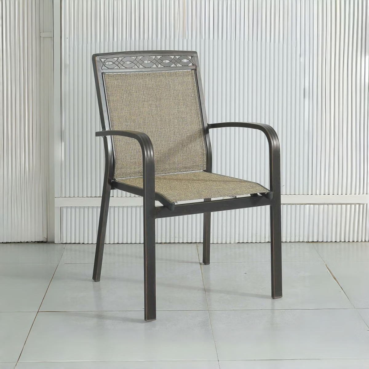 Youle field, outdoor cast aluminum tables and chairs, outdoor courtyard garden wrought iron balcony dining table, backrest rotating chair