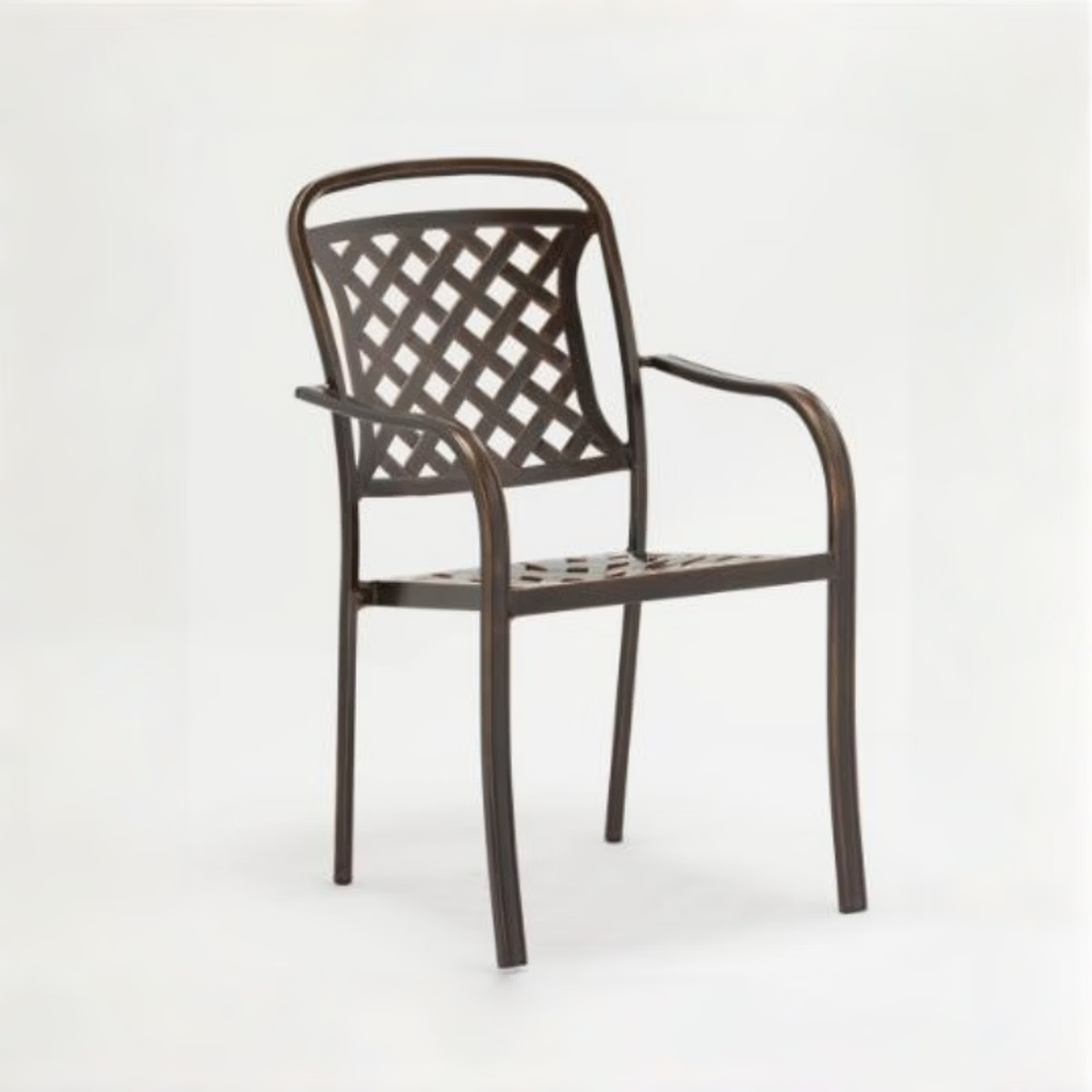 Youle field, outdoor cast aluminum tables and chairs, outdoor courtyard garden wrought iron balcony dining table, backrest rotating chair