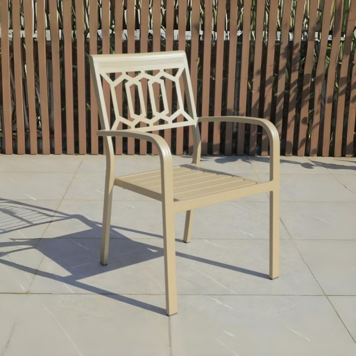 Youle field, outdoor cast aluminum tables and chairs, outdoor courtyard garden wrought iron balcony dining table, backrest rotating chair
