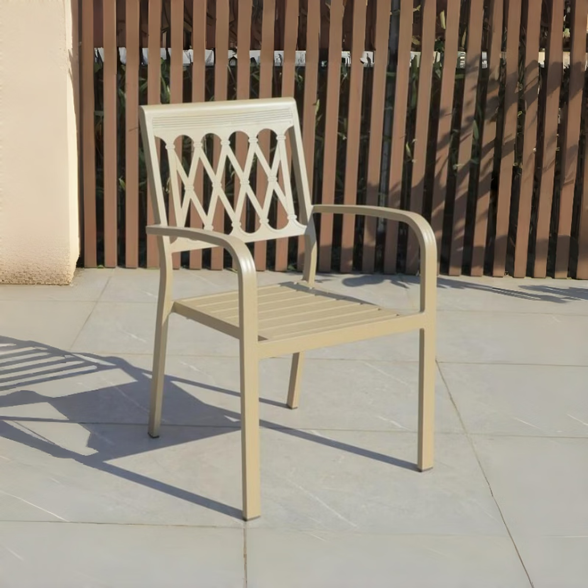 Youle field, outdoor cast aluminum tables and chairs, outdoor courtyard garden wrought iron balcony dining table, backrest rotating chair