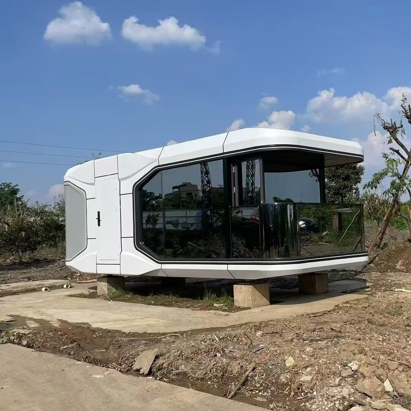 Youlechang Space Capsule Apple Capsule Movable House Outdoor Tea Room Removable Scenic Area Shopping Mall Camping Cultural Tourism Hotel House