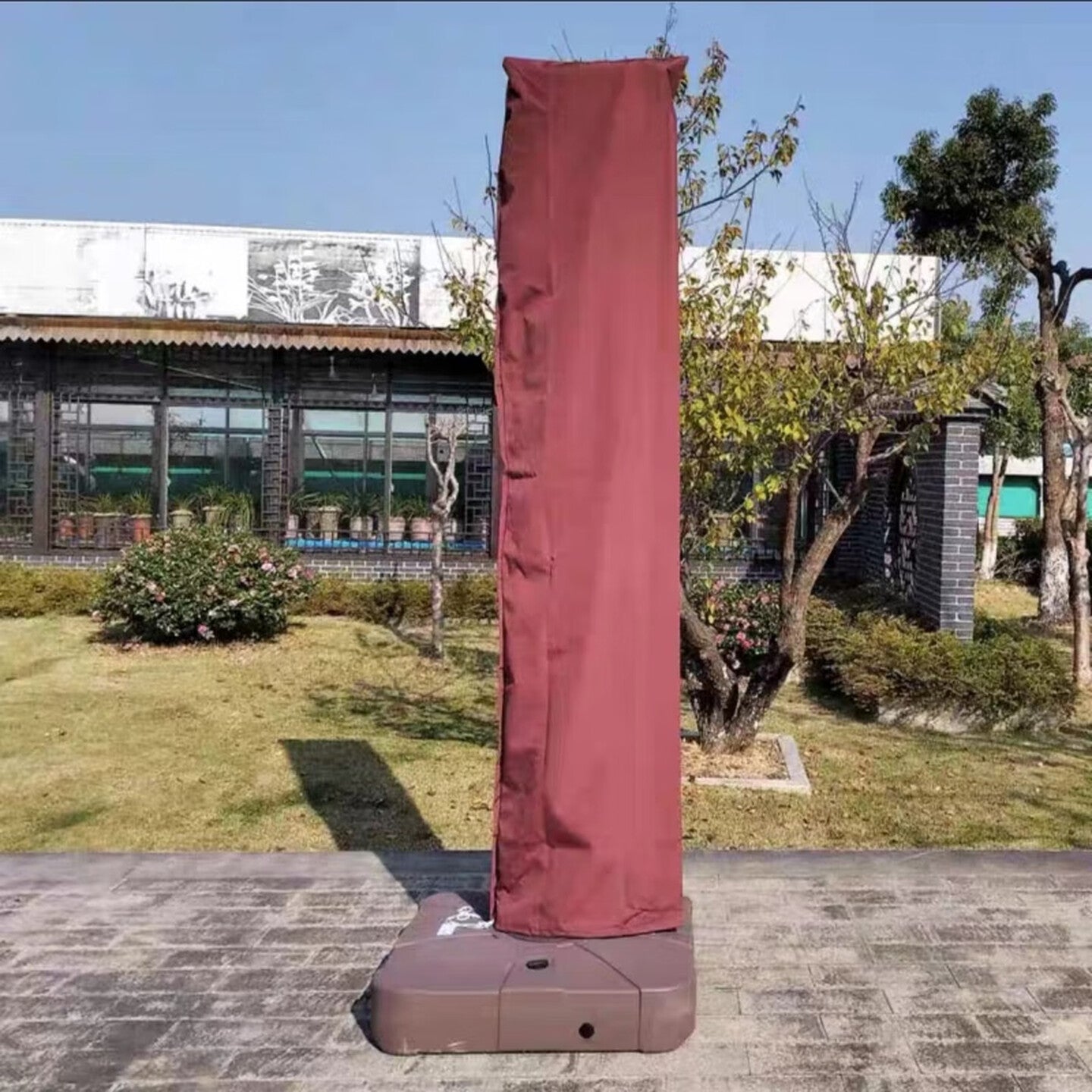 Youlechang outdoor parasol cover, protective cover, banana umbrella, middle column umbrella, Roman umbrella cover, sunshade, sunscreen, rainproof and dust cover.