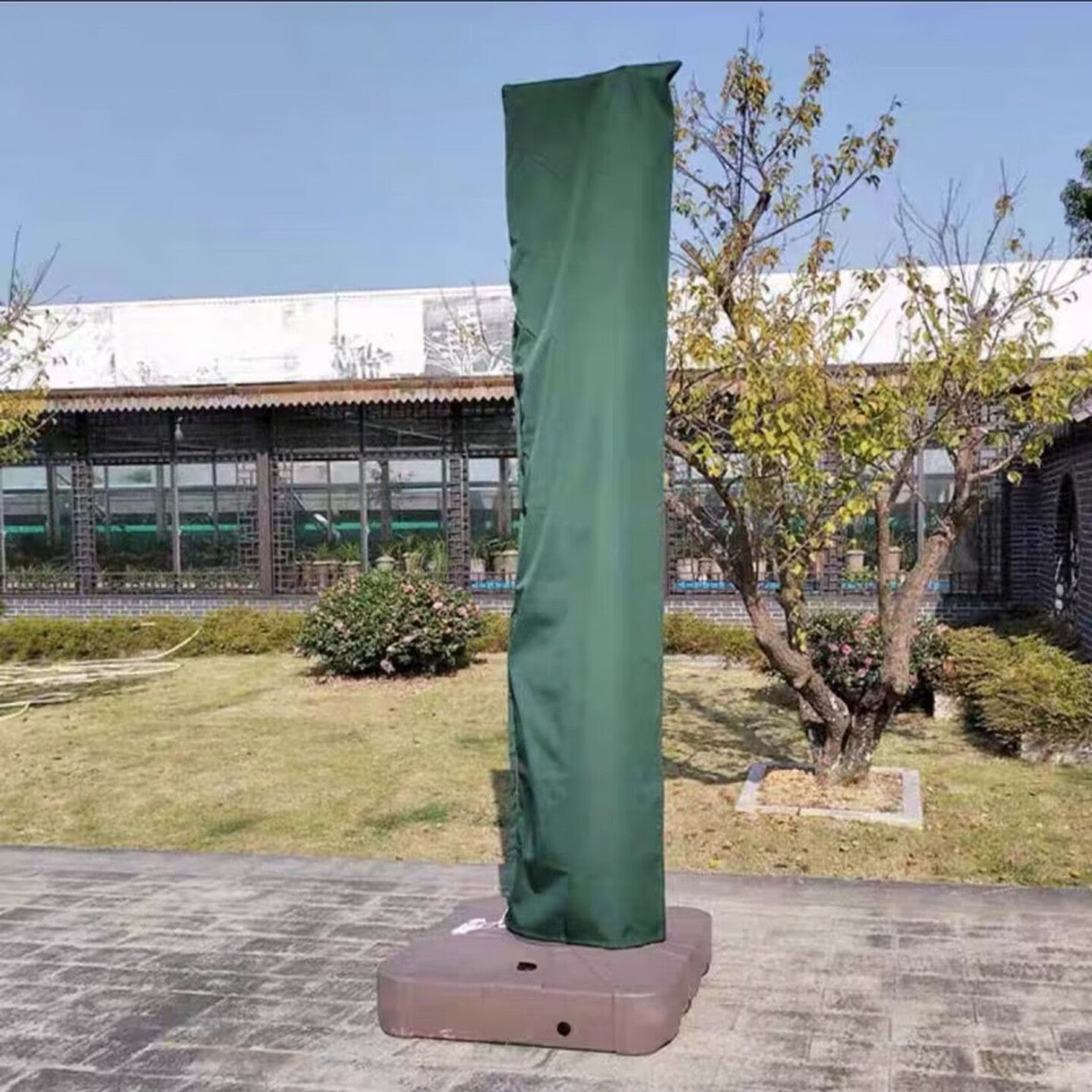 Youlechang outdoor parasol cover, protective cover, banana umbrella, middle column umbrella, Roman umbrella cover, sunshade, sunscreen, rainproof and dust cover.