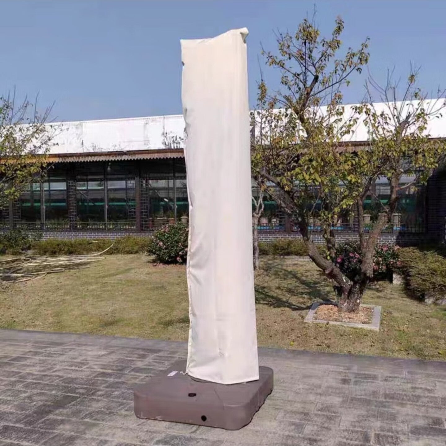 Youlechang outdoor parasol cover, protective cover, banana umbrella, middle column umbrella, Roman umbrella cover, sunshade, sunscreen, rainproof and dust cover.