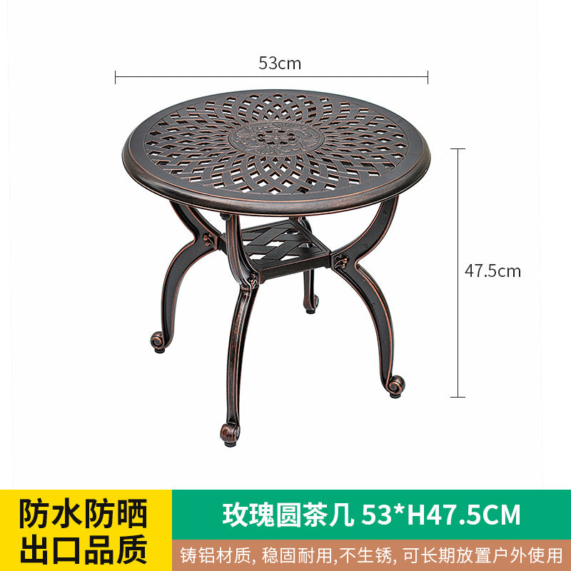 Outdoor rocking chair courtyard balcony garden outdoor outdoor leisure simple rocking chair milk tea shop restaurant seaside swimming pool