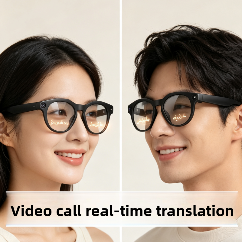 High-end AI smart glasses Video call real-time translation Live glasses 13 million pixel high definition smart glasses