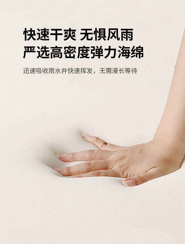 Outdoor sofa aluminum frame garden swimming pool villa waterproof anti-rust courtyard hotel homestay sofa bed