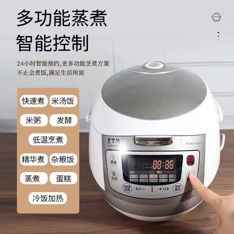 Hong Kong Huibaishi 4 liters pure titanium liner rice cooker uncoated non-stick multi-functional low-sugar healthy titanium rice cooker