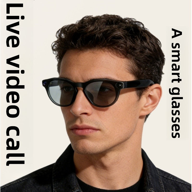 High-end AI smart glasses, real-time translation of video calls, glasses live broadcast glasses, full voice control glasses, sunglasses, sunglasses.