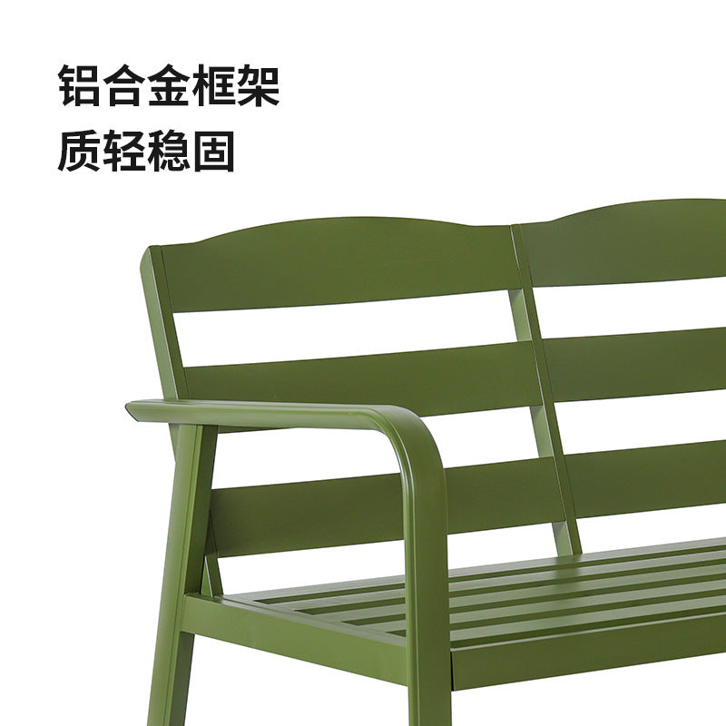 Outdoor sofa aluminum alloy frame table and chair garden pool villa waterproof anti-rust courtyard hotel sofa seat