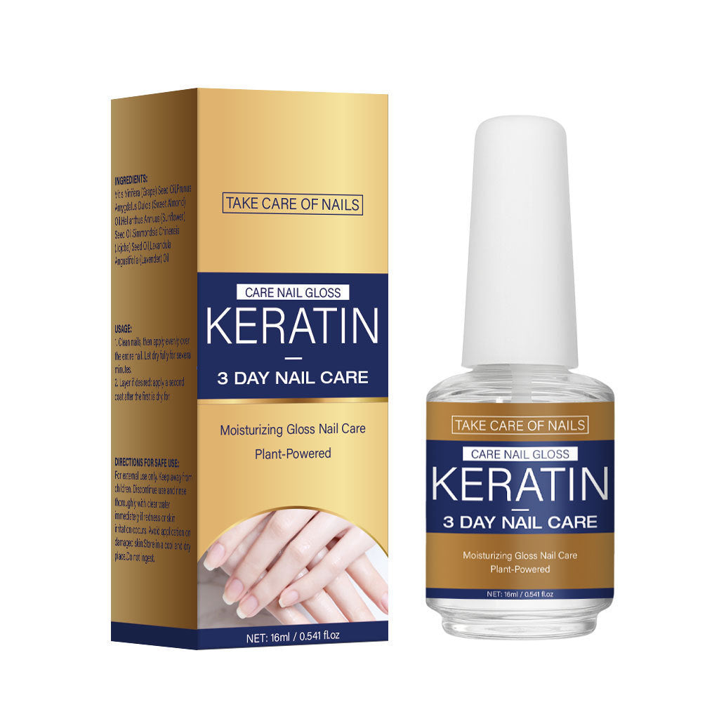 Cross-border Keratin 3-Day Nail Care Liquid 16ml Neutral Package