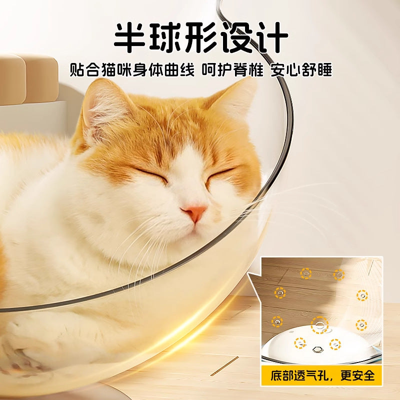 Cat turntable ball cat toy self-pleasure teasing cat stick feather space capsule cat litter consumes physical energy kitten supplies
