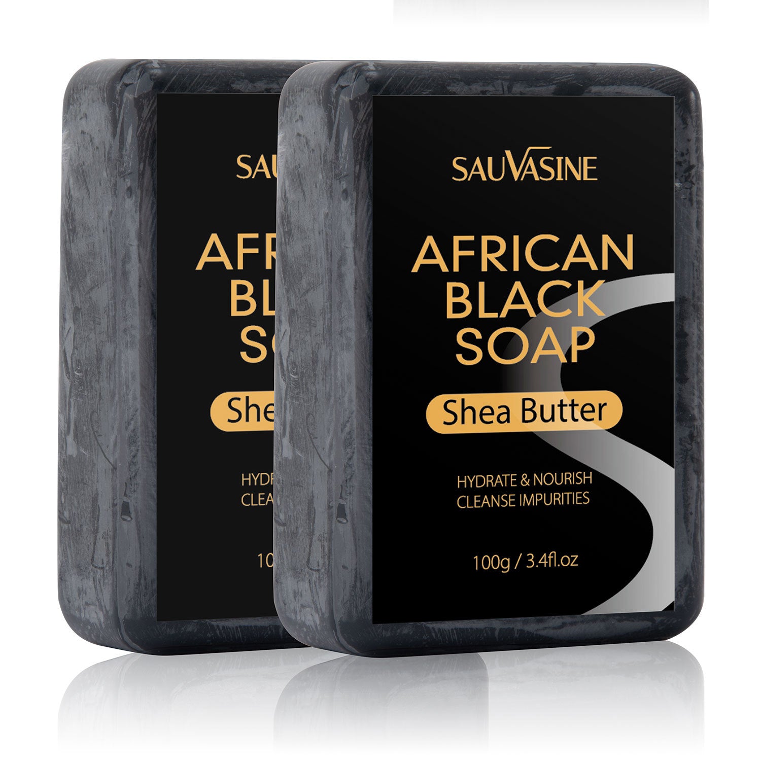 Cross-border African Black Soap Cleansing Body Facial Moisturizing Skin Essential Oil Soap AFRICAN BLACK SOAP