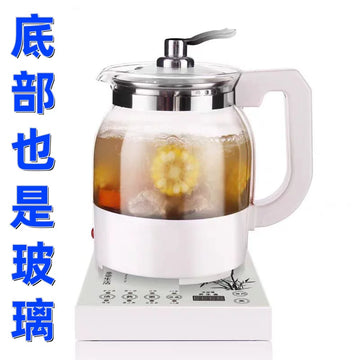 Wandi King 2.5 liters all-glass pot body health pot, frying pot thermal insulation kettle, no silicone, no heavy metals